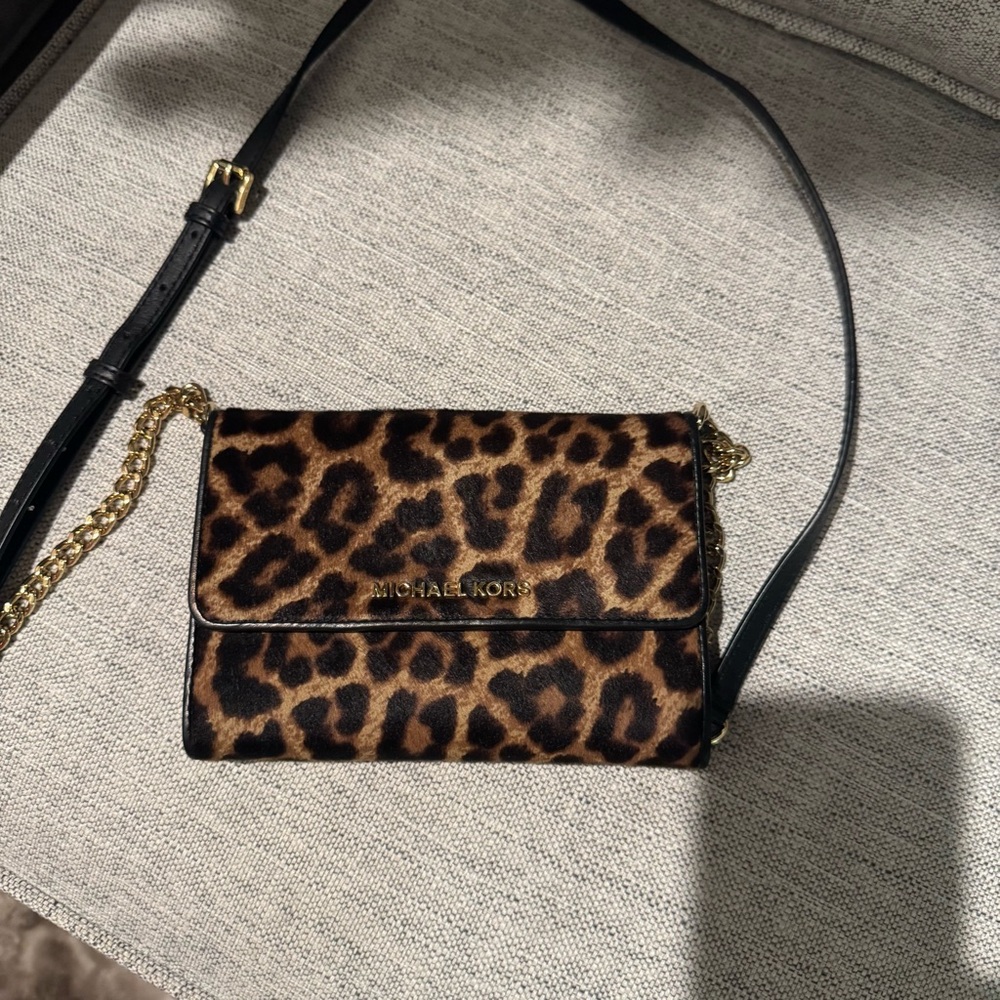 Michael Kors Animal Print Crossbody Bag